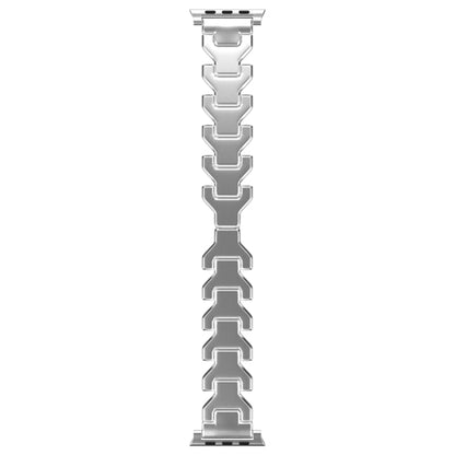 For Apple Watch Series 4 40mm Y Type Pure Titanium Watch Band(Silver) by bashfashion