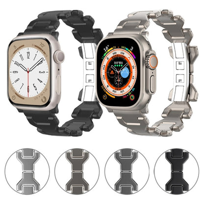 For Apple Watch Series 4 40mm Y Type Pure Titanium Watch Band(Titanium) by bashfashion