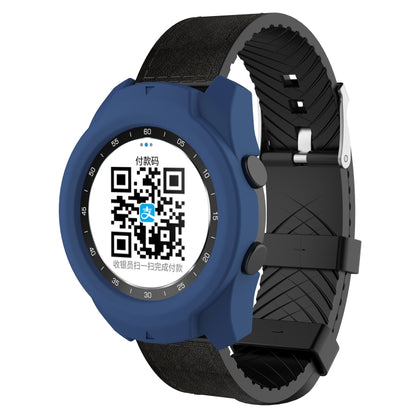 For Ticwatch Pro 2020 / Ticwatch Pro Universal Silicone Protective Case(Dark Blue) by bashfashion