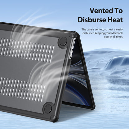 For MacBook Air 13.3 2020 / 2018 DUX DUCIS LCGH Laptop Frosted Protective Case(Black) by DUX DUCIS