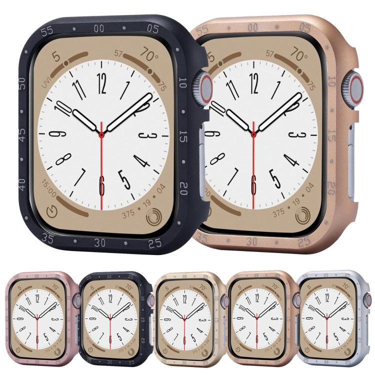 For Apple Watch Series 6 / 5 / 4 / SE 44mm Aluminum Alloy Watch Frame Case(Pink) by bashfashion