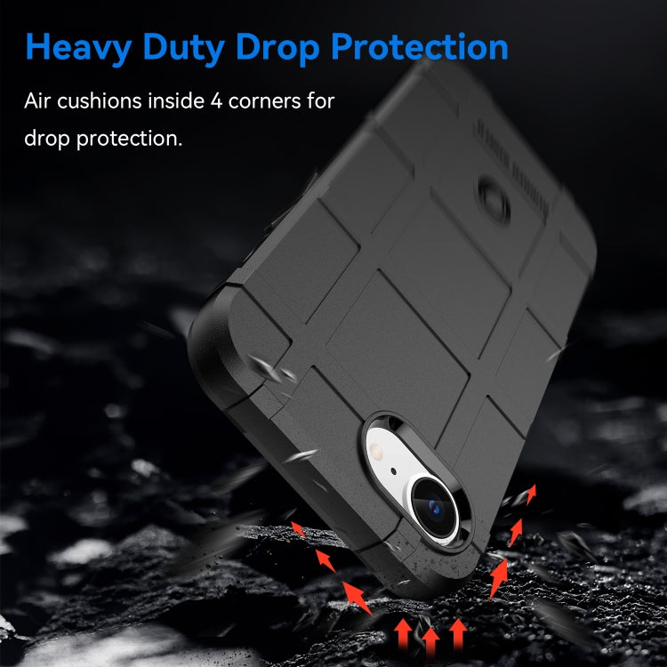 For iPhone 16e Full Coverage Shockproof TPU Phone Case(Black) by bashfashion