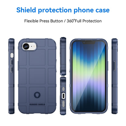 For iPhone 16e Full Coverage Shockproof TPU Phone Case(Blue) by bashfashion
