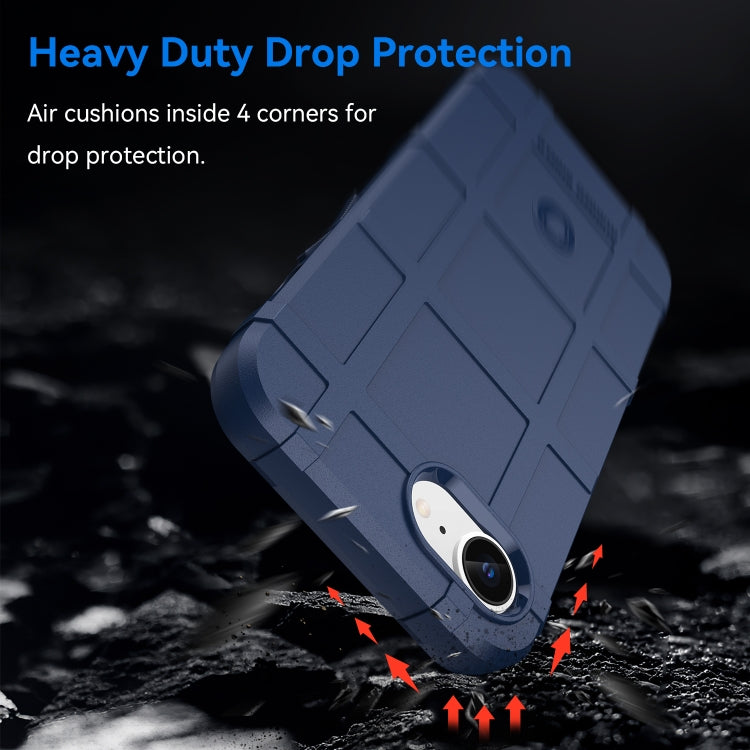 For iPhone 16e Full Coverage Shockproof TPU Phone Case(Blue) by bashfashion