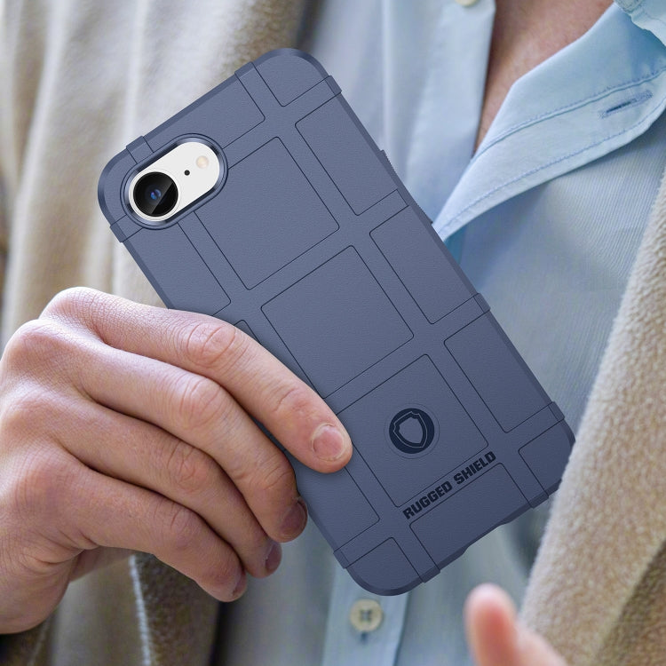 For iPhone 16e Full Coverage Shockproof TPU Phone Case(Blue) by bashfashion