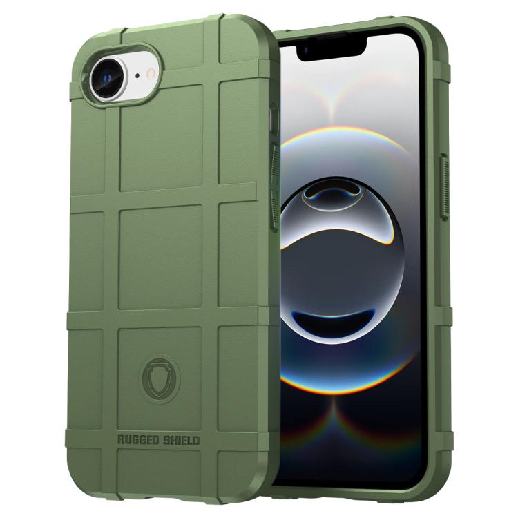 For iPhone 16e Full Coverage Shockproof TPU Phone Case(Green) by bashfashion
