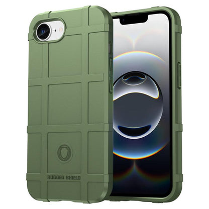 For iPhone 16e Full Coverage Shockproof TPU Phone Case(Green) by bashfashion
