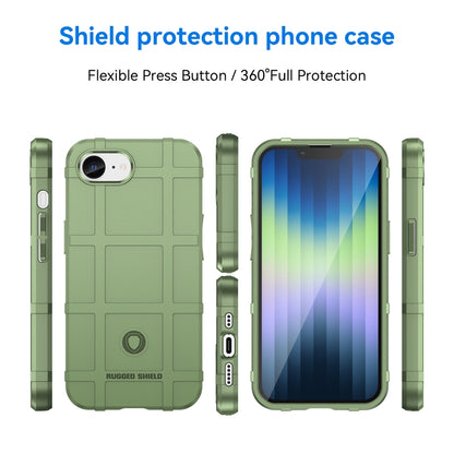 For iPhone 16e Full Coverage Shockproof TPU Phone Case(Green) by bashfashion