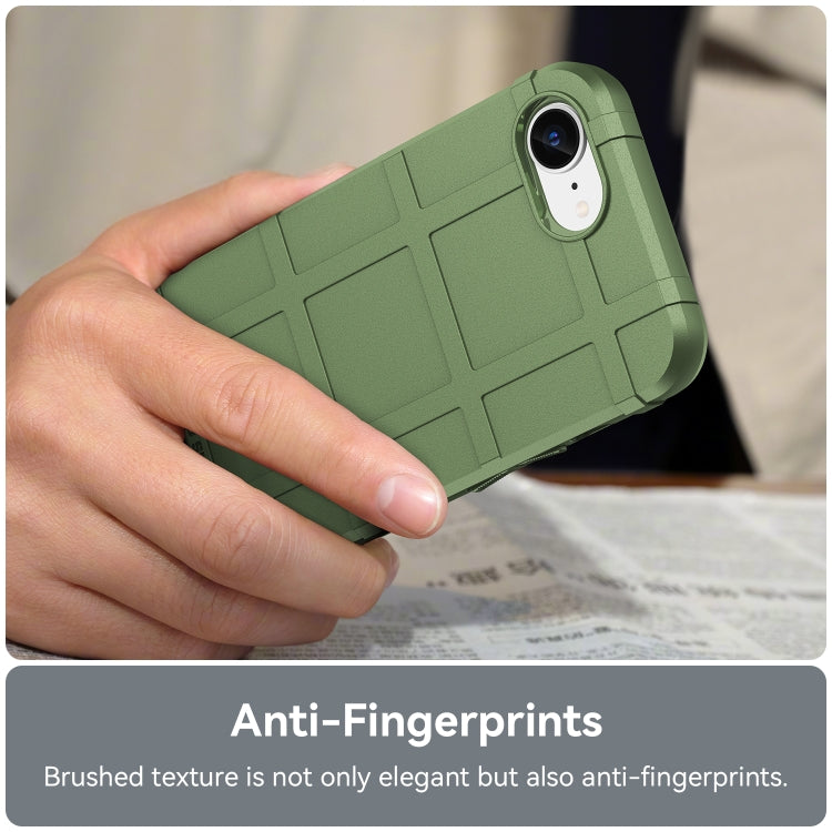 For iPhone 16e Full Coverage Shockproof TPU Phone Case(Green) by bashfashion