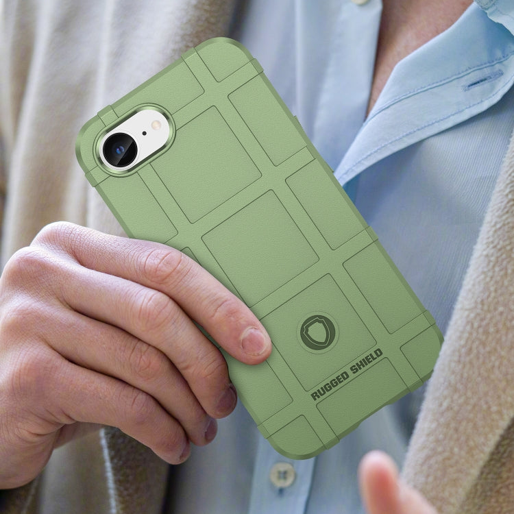 For iPhone 16e Full Coverage Shockproof TPU Phone Case(Green) by bashfashion