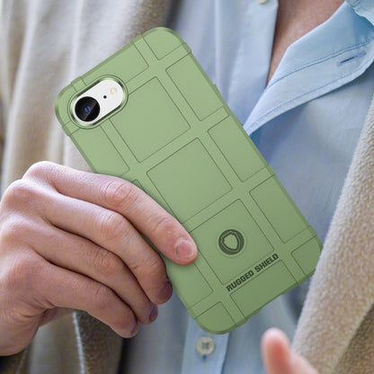 For iPhone 16e Full Coverage Shockproof TPU Phone Case(Green) by bashfashion