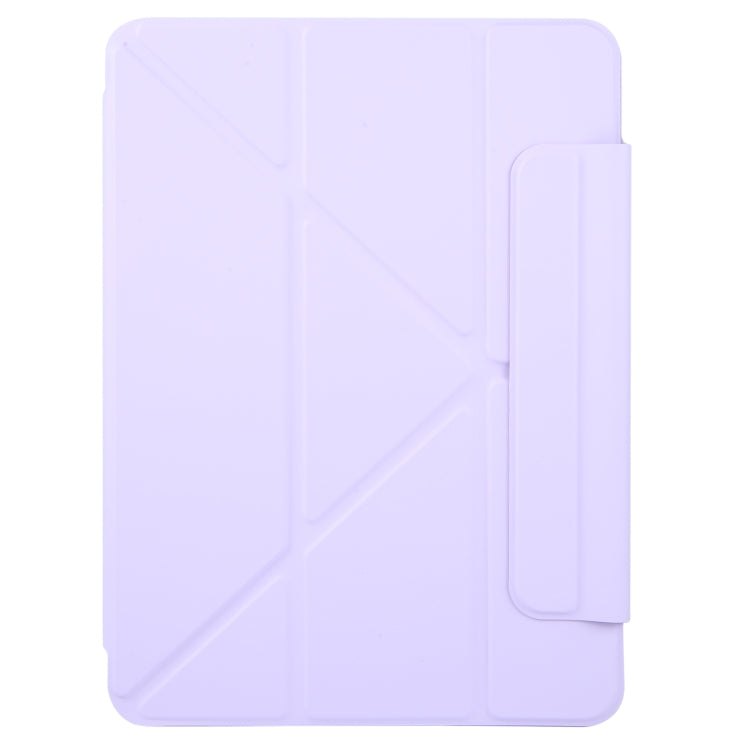 For iPad Pro 13 2025 / 2024 Y-Shape Double-sided Clip Magnetic Smart Tablet Case(Purple) by bashfashion