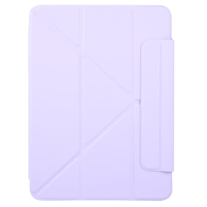 For iPad Pro 13 2025 / 2024 Y-Shape Double-sided Clip Magnetic Smart Tablet Case(Purple) by bashfashion