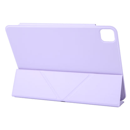 For iPad Pro 13 2025 / 2024 Y-Shape Double-sided Clip Magnetic Smart Tablet Case(Purple) by bashfashion