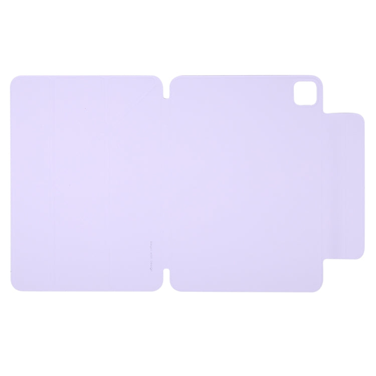 For iPad Pro 13 2025 / 2024 Y-Shape Double-sided Clip Magnetic Smart Tablet Case(Purple) by bashfashion