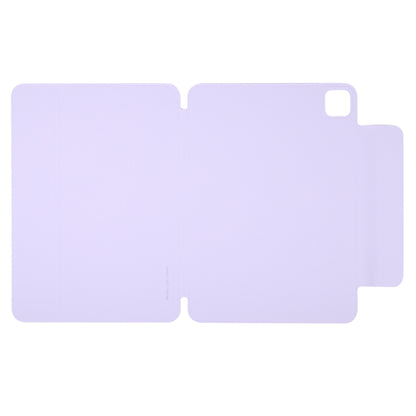 For iPad Pro 13 2025 / 2024 Y-Shape Double-sided Clip Magnetic Smart Tablet Case(Purple) by bashfashion