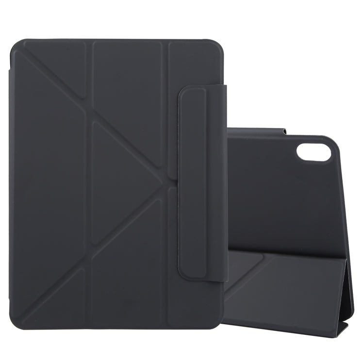 For iPad Air 11 2025 / 2024 Y-Shape Double-sided Clip Magnetic Smart Tablet Case(Black) by bashfashion