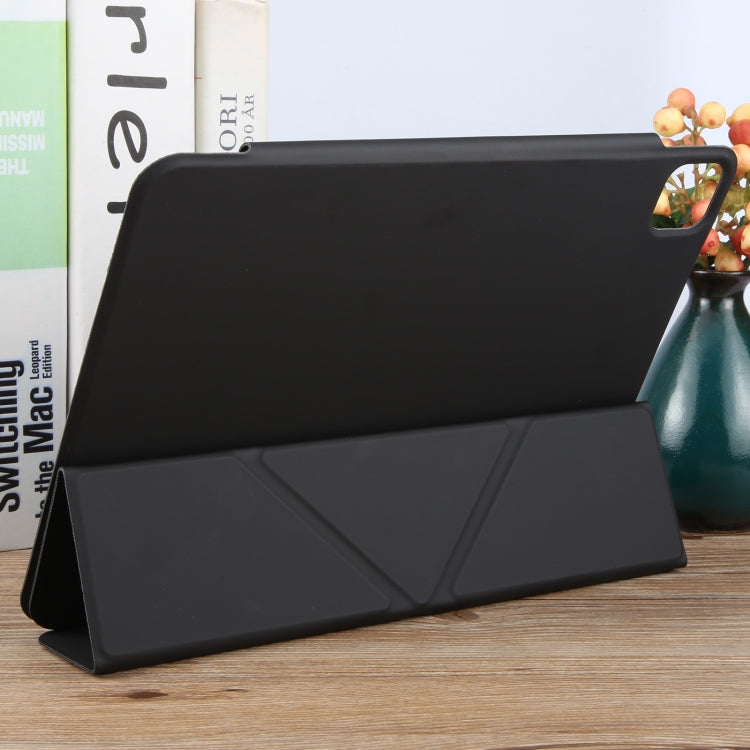For iPad Air 11 2025 / 2024 Y-Shape Double-sided Clip Magnetic Smart Tablet Case(Black) by bashfashion