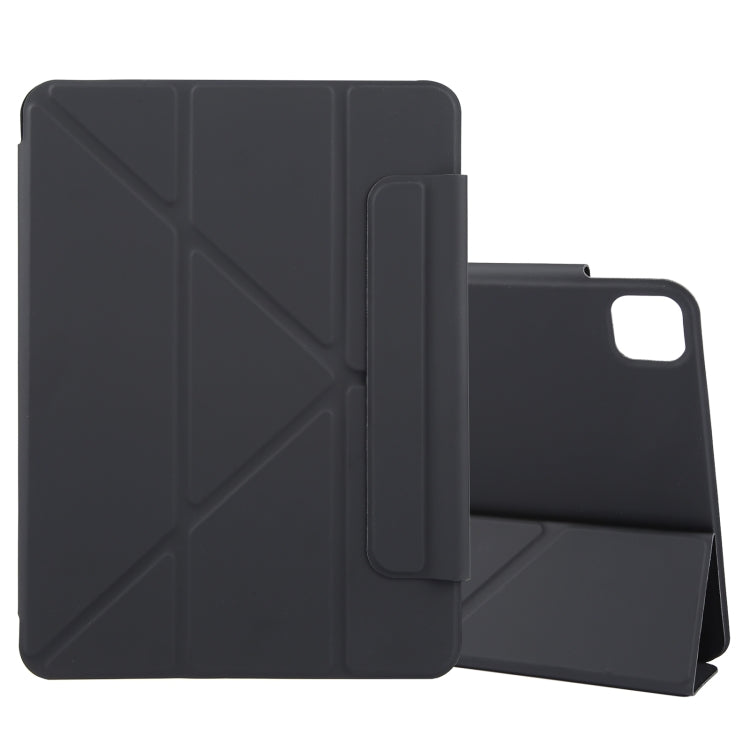 For iPad Pro 11 2025 / 2024 Y-Shape Double-sided Clip Magnetic Smart Tablet Case(Black) by bashfashion