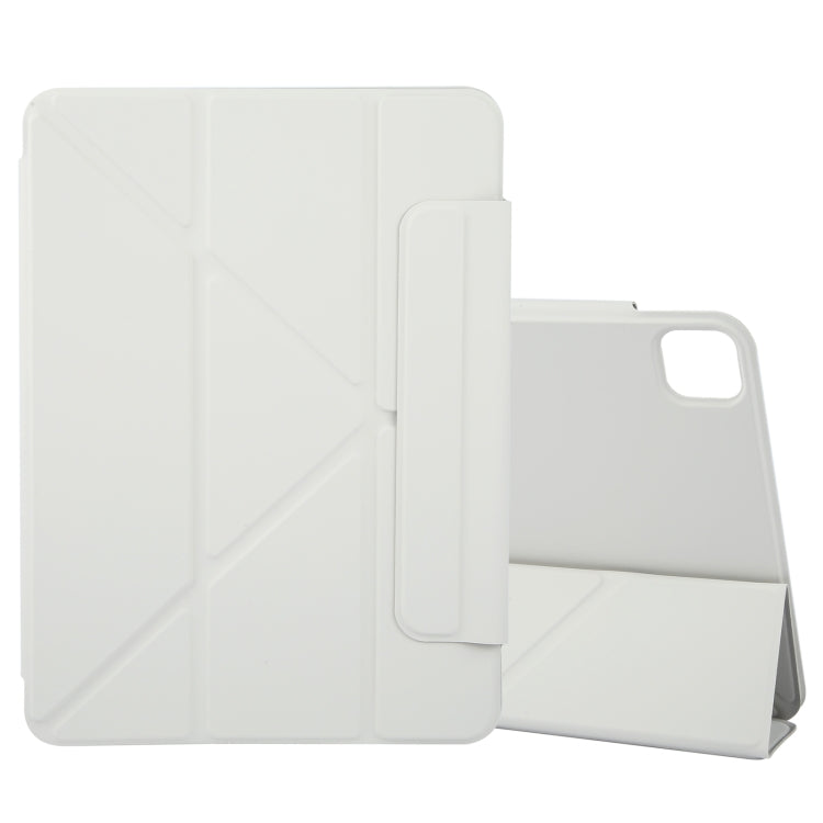 For iPad Pro 11 2025 / 2024 Y-Shape Double-sided Clip Magnetic Smart Tablet Case(Light Grey) by bashfashion