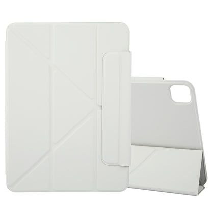 For iPad Pro 11 2025 / 2024 Y-Shape Double-sided Clip Magnetic Smart Tablet Case(Light Grey) by bashfashion