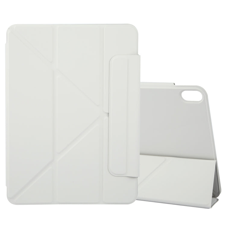 For iPad 2025 / 2022 Y-Shape Double-sided Clip Magnetic Smart Tablet Case(Light Grey) by bashfashion
