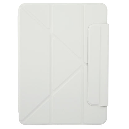 For iPad 2025 / 2022 Y-Shape Double-sided Clip Magnetic Smart Tablet Case(Light Grey) by bashfashion