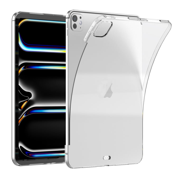 For iPad Pro 11 2025 / 2024 Shockproof Soft TPU Protective Tablet Case(Transparent) by bashfashion
