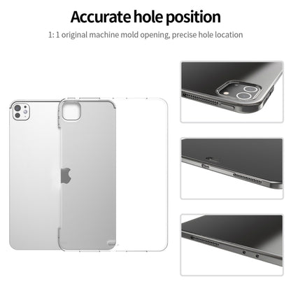 For iPad Air 13 2025 / 2024 Shockproof Soft TPU Protective Tablet Case(Transparent) by bashfashion