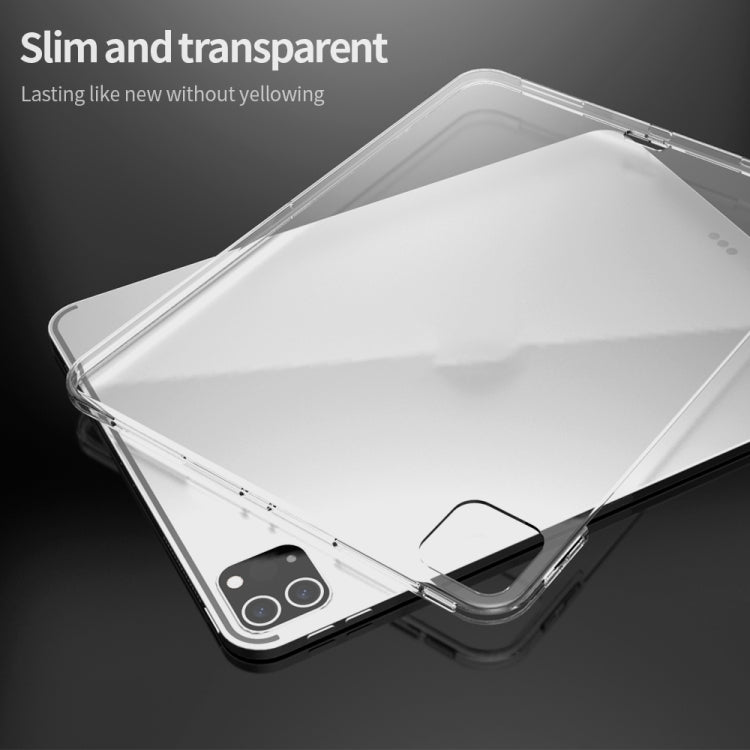 For iPad Air 13 2025 / 2024 Shockproof Soft TPU Protective Tablet Case(Transparent) by bashfashion