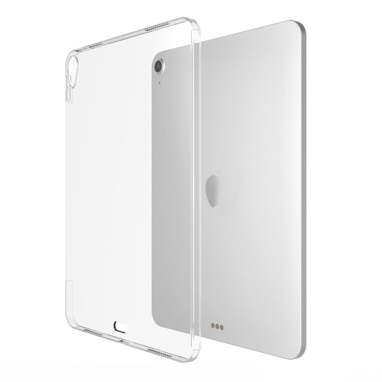For iPad Air 11 2025 / 2024 Shockproof Soft TPU Protective Tablet Case(Transparent) by bashfashion