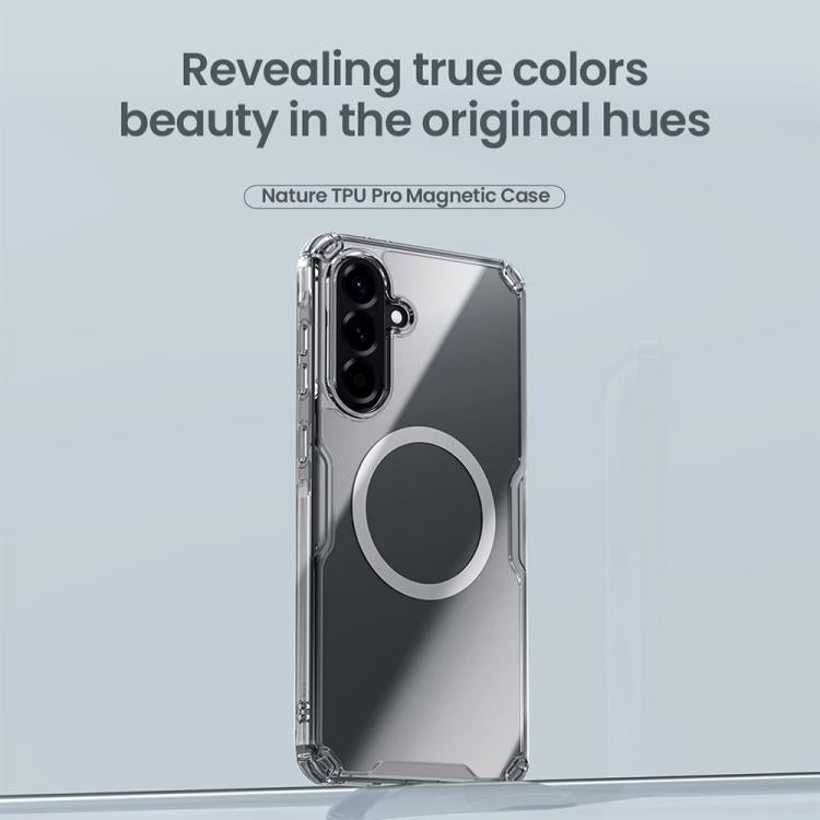 For Samsung Galaxy A56 5G NILLKIN Ultra Clear Magnetic PC + TPU Phone Case(Transparent) by NILLKIN