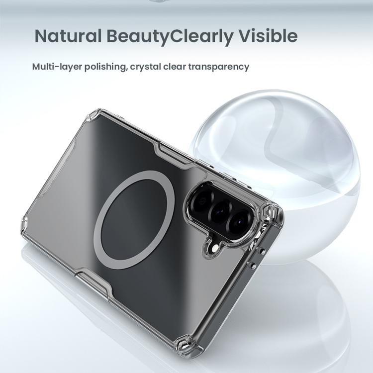 For Samsung Galaxy A56 5G NILLKIN Ultra Clear Magnetic PC + TPU Phone Case(Transparent) by NILLKIN