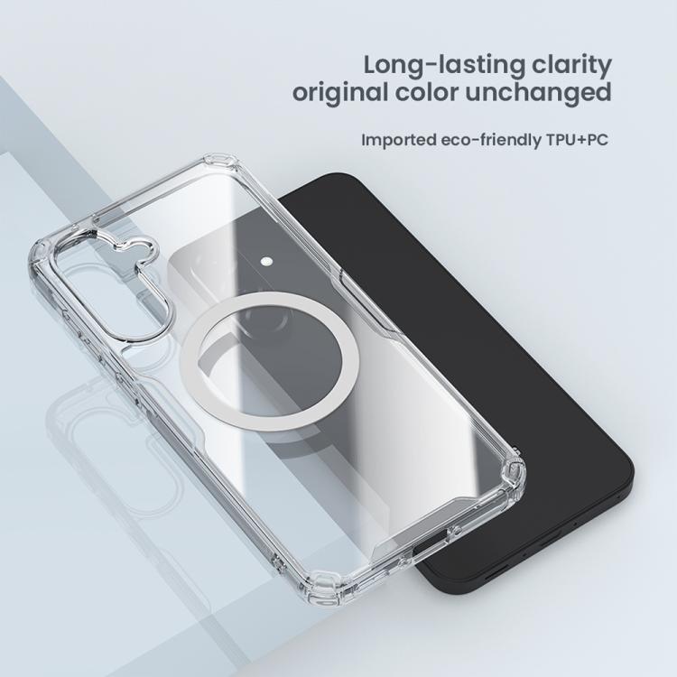 For Samsung Galaxy A56 5G NILLKIN Ultra Clear Magnetic PC + TPU Phone Case(Transparent) by NILLKIN
