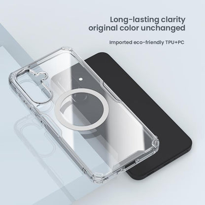 For Samsung Galaxy A56 5G NILLKIN Ultra Clear Magnetic PC + TPU Phone Case(Transparent) by NILLKIN