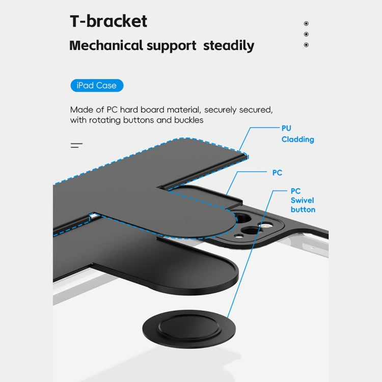 For iPad Air 13 2025 / 2024 Mutural Jianshang Series Smart Leather Tablet Case(Pink) by Mutural