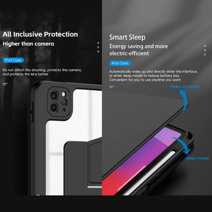 For iPad Pro 11 2025 / 2024 Mutural Jianshang Series Smart Leather Tablet Case(Sky Blue) by Mutural