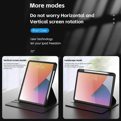 For iPad Air 11 2025 / 2024 Mutural Jianshang Series Smart Leather Tablet Case(Dark Blue) by Mutural