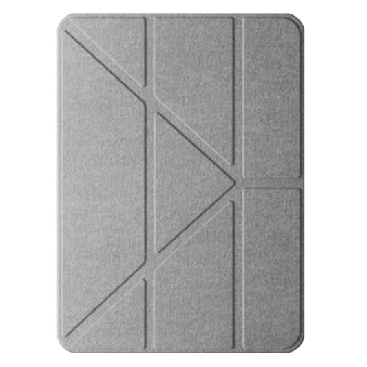 For iPad Pro 11 2025 / 2024 Mutural Multi-fold Smart Leather Tablet Case(Grey) by Mutural