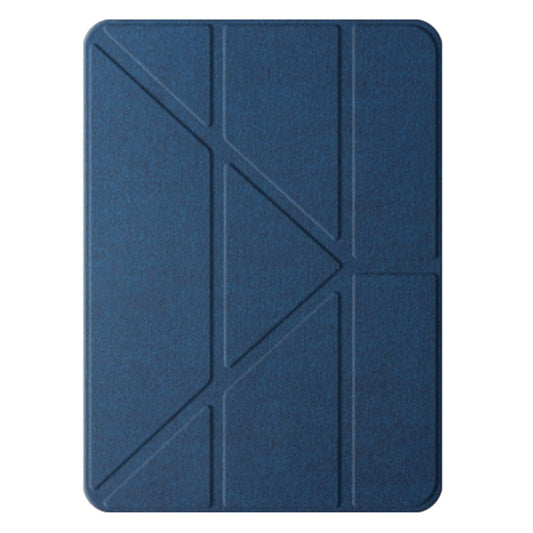 For iPad Air 13 2025 / 2024 Mutural Multi-fold Smart Leather Tablet Case(Blue) by Mutural