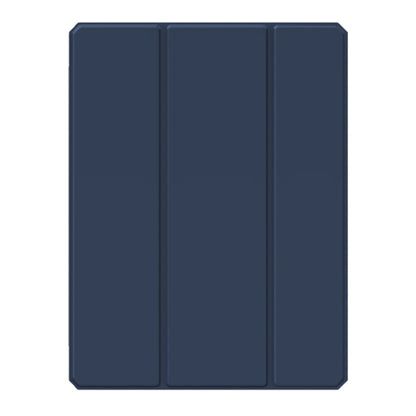 For iPad Air 13 2025 / 2024 Mutural Pinyue Series Smart Leather Tablet Case(Dark Blue) by Mutural