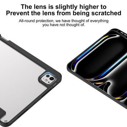 For iPad Air 11 2025 / 2024 Mutural Pinyue Series Smart Leather Tablet Case(Grey) by Mutural