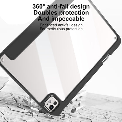 For iPad Air 13 2025 / 2024 Mutural Pinyue Series Smart Leather Tablet Case(Grey) by Mutural