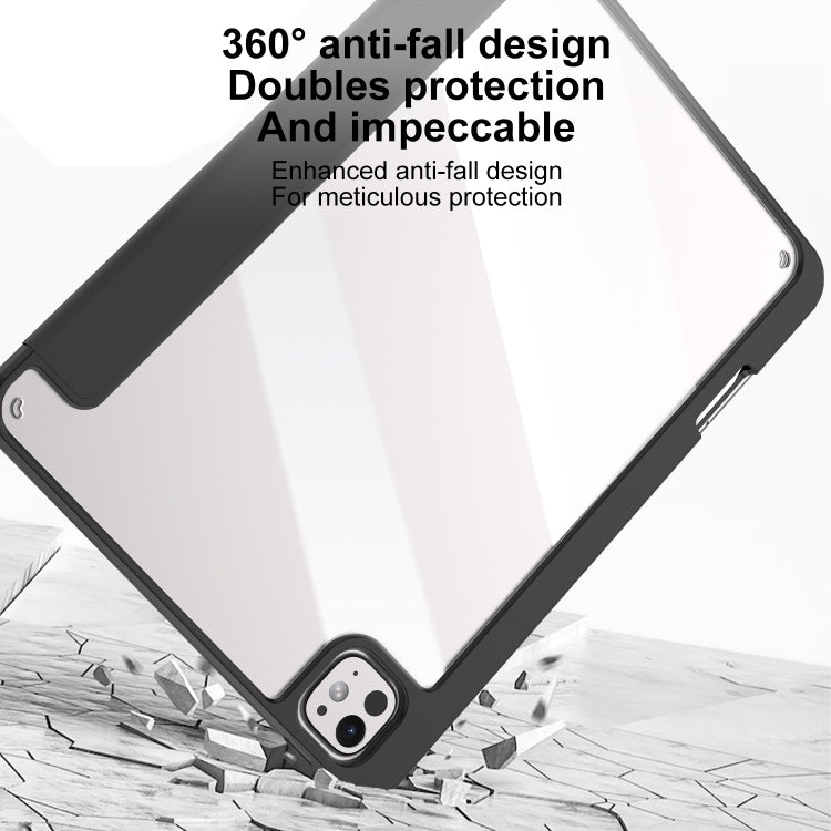 For iPad Air 11 2025 / 2024 Mutural Pinyue Series Smart Leather Tablet Case(Grey) by Mutural