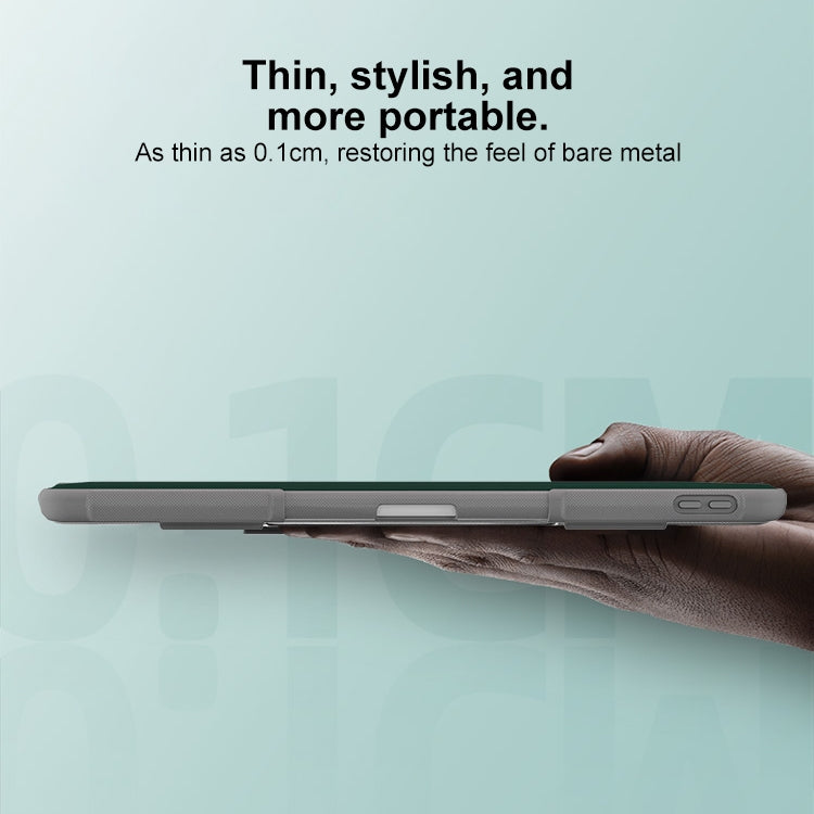 For iPad Air 11 2025 / 2024 Mutural PC Hybrid TPU Leather Smart Tablet Case(Pink) by Mutural