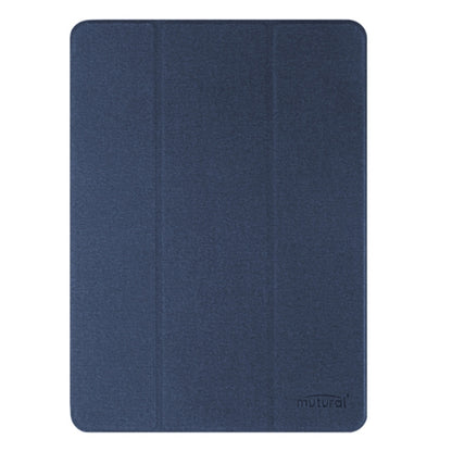 For iPad Air 13 2025 / 2024 Mutural YASHI Series Tablet Leather Smart Case(Blue) by Mutural