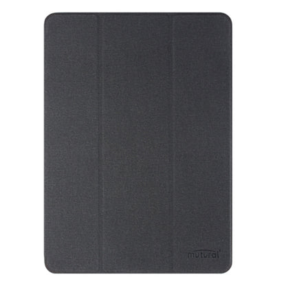 For iPad Air 13 2025 / 2024 Mutural YASHI Series Tablet Leather Smart Case(Black) by Mutural