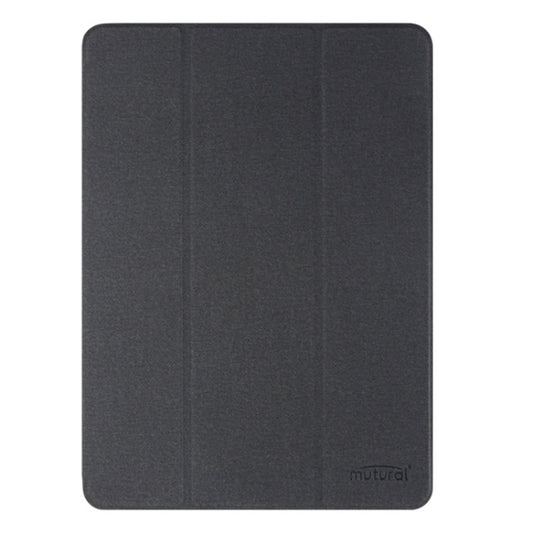 For iPad Air 13 2025 / 2024 Mutural YASHI Series Tablet Leather Smart Case(Black) by Mutural