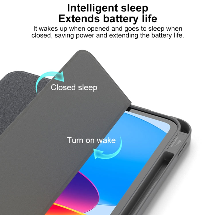 For iPad Pro 13 2025 / 2024 Mutural YASHI Series Tablet Leather Smart Case(Black) by Mutural