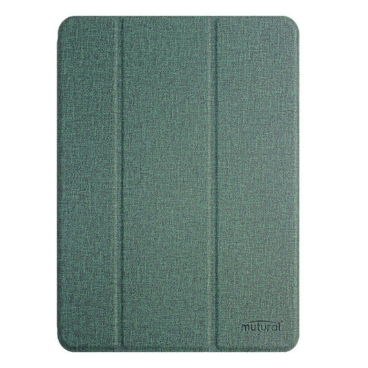 For iPad Air 11 2025 / 2024 Mutural YASHI Series Tablet Leather Smart Case(Green) by Mutural